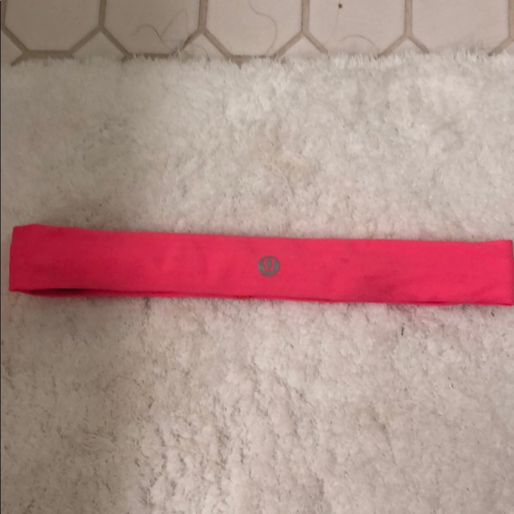 Neon Pink Lululemon Headband